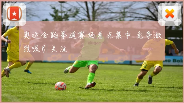 奥运会跆拳道赛场看点集中 竞争激烈吸引关注