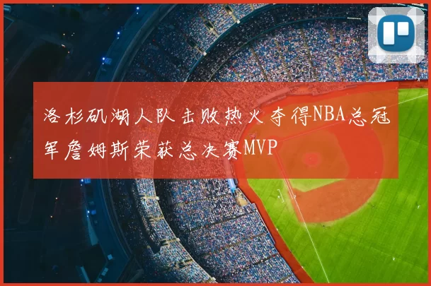 洛杉矶湖人队击败热火夺得NBA总冠军詹姆斯荣获总决赛MVP
