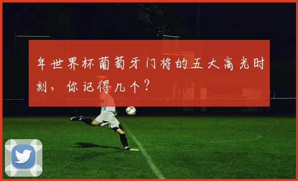 年世界杯葡萄牙门将的五大高光时刻,你记得几个?